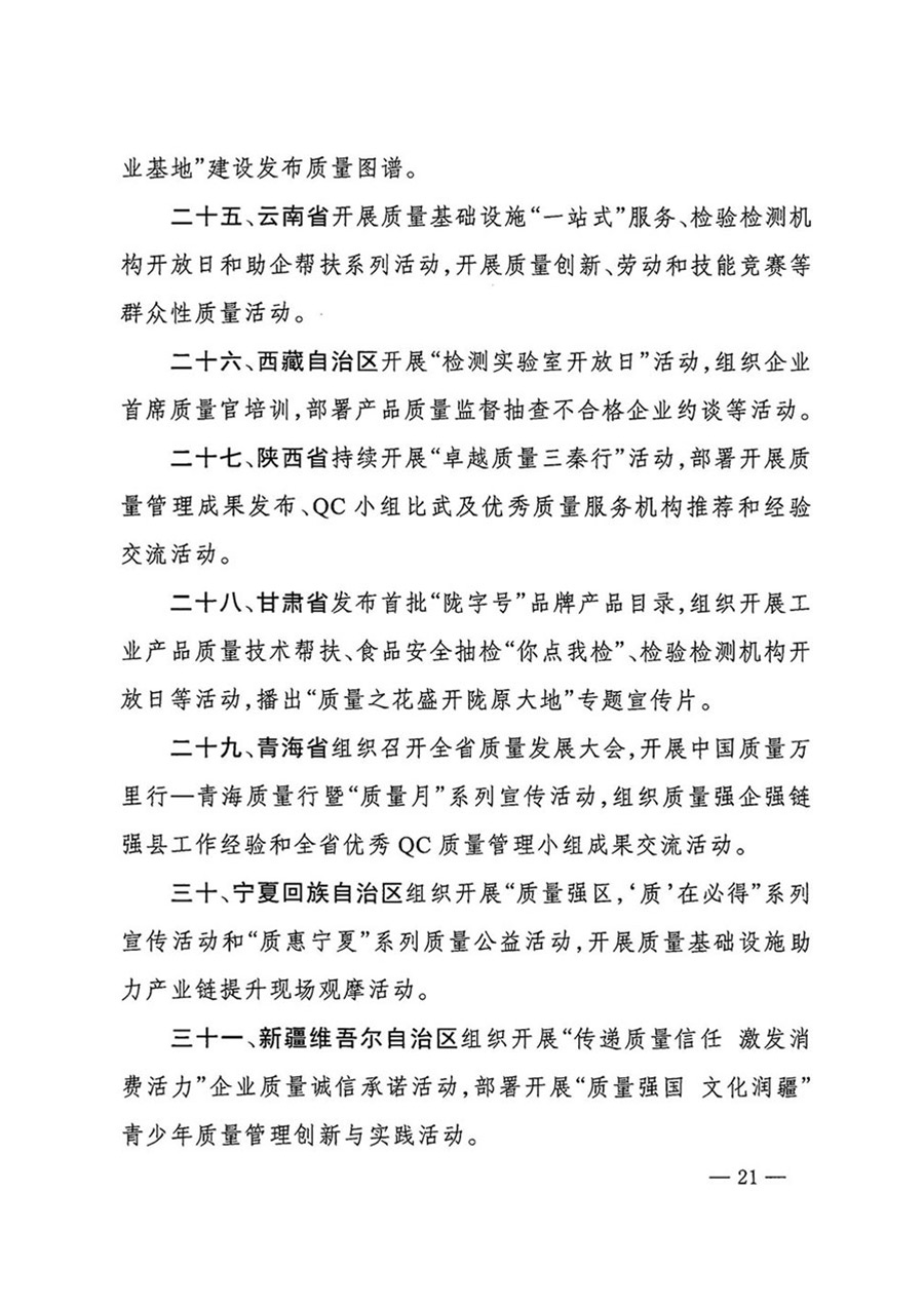 中國質(zhì)量檢驗(yàn)協(xié)會關(guān)于轉(zhuǎn)發(fā)《關(guān)于開展2024年全國“質(zhì)量月”活動(dòng)的通知》的函(質(zhì)檢協(xié)函〔2024〕116號)